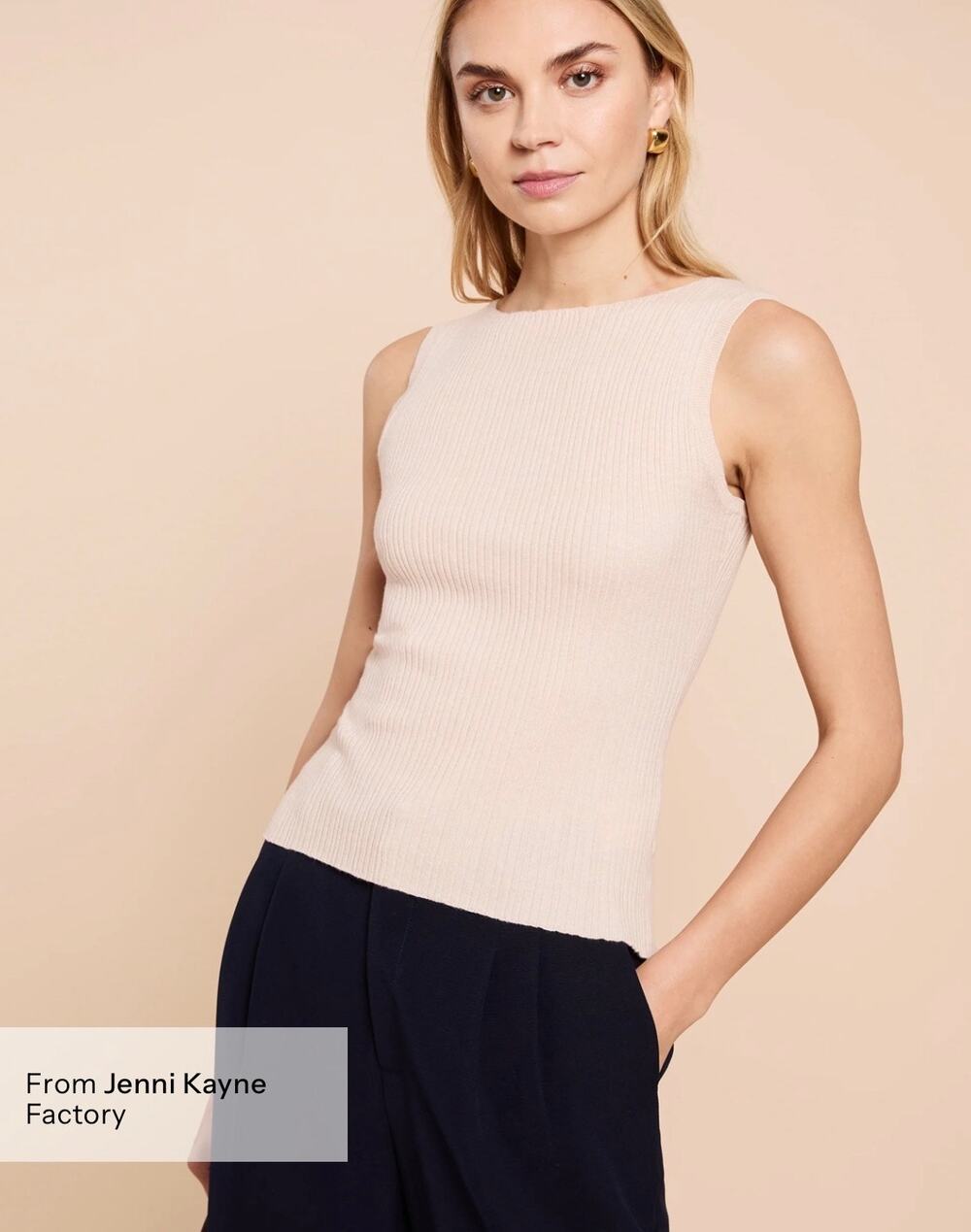 New few Moda Caara nina top sandstone $97 sz M